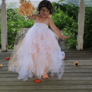 2 tone Tulle tutu dress baby girl toddler flower